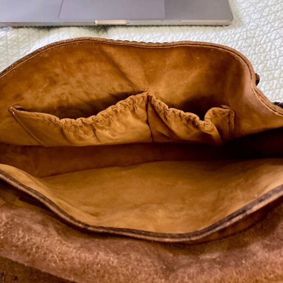 Good Condition, PATRICIA NASH, Beaumont Crossbody, Cognac Leather - Picture 5 of 8